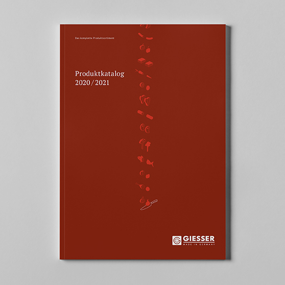 Giesser Produkt-Katalog 2020-2021 das komplette Produktsortiment - NUR ALS DOWNLOAD ERHÄLTLICH -