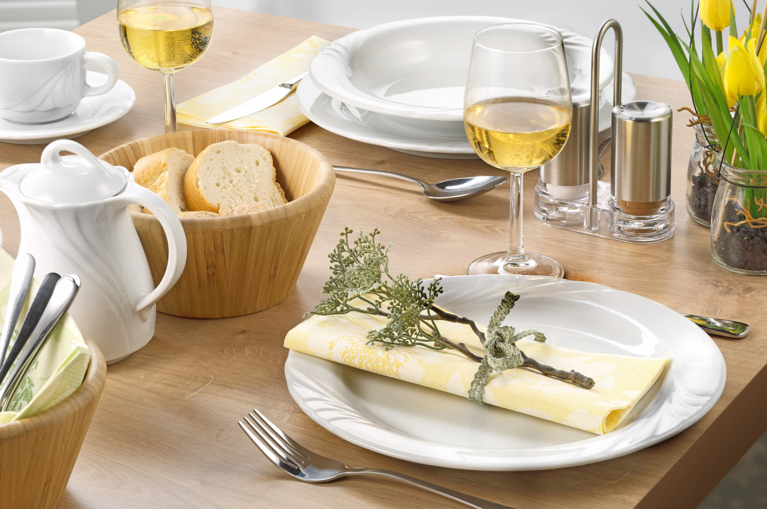 Platzteller - Durchmesser 31,0 cm - Form AMBIENTE - uni weiß