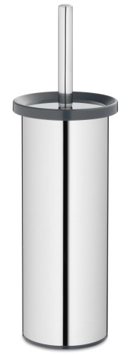 KELA WC-Garnitur Alor Edelstahl 18/10 dunkelgrau 38,0cm 11,5cmØ