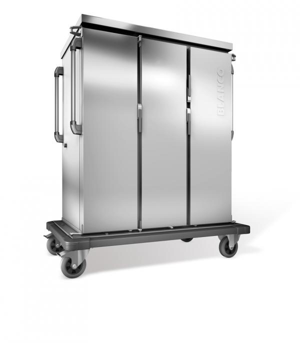 BLANCO Tablett-Transportwagen z. passiven Kühlung, m. 3 Eutektischen Platten (nicht im Lieferumfang enthalten), doppelwandig, isoliert,