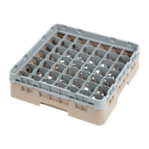 Cambro Gläserspülkorb beige mit 49 Fächern max Glashöhe 9,2cm. Dieser Gläserspülkorb bietet optimalen Schutz für Ihre