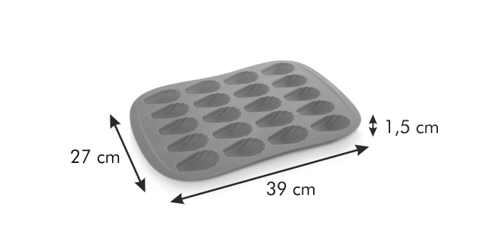 Madeleine-Backform DELICIA SiliconPRIME