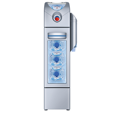 Gerolsteiner Wasserspender Office Line 43,9 x 136,1 x 58,2 cm (B x H x T) Kunststoff/Blech silber