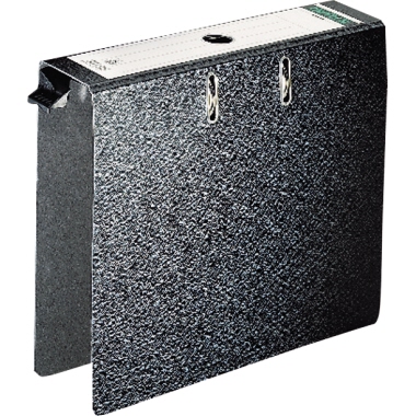 Centra Hängeordner 80mm DIN A4 Pappe schwarz, Verwendung für Papierformat: DIN A4, Hebelmechanik, mit Griffloch, mit