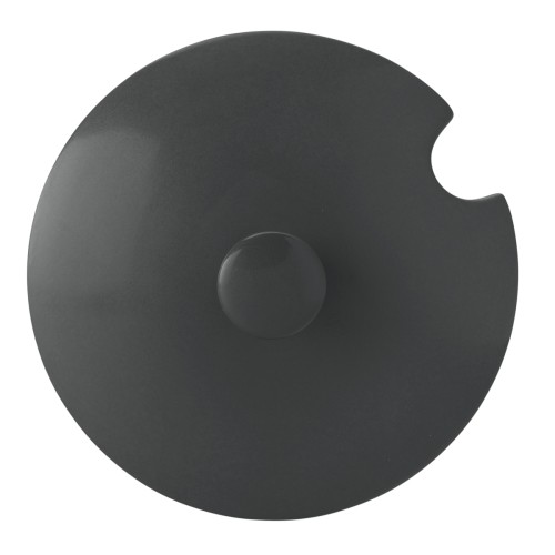 Seltmann Deckel zur Schüssel mit Deckel, rund, Form: Coup Fine Dining, Dekor: 57273 anthrazit, hohe Kantenschlagfestigkeit, Made in Germany