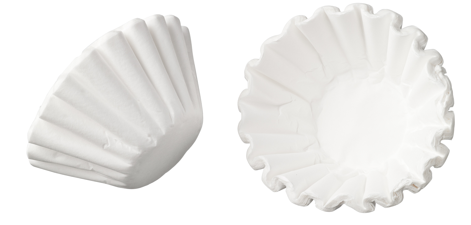 BONAMAT Korbfilter / Filterkörbchen für B10 (HW), Papier, Durchmesser 152/437 mm. Inhalt: 250 Stück.