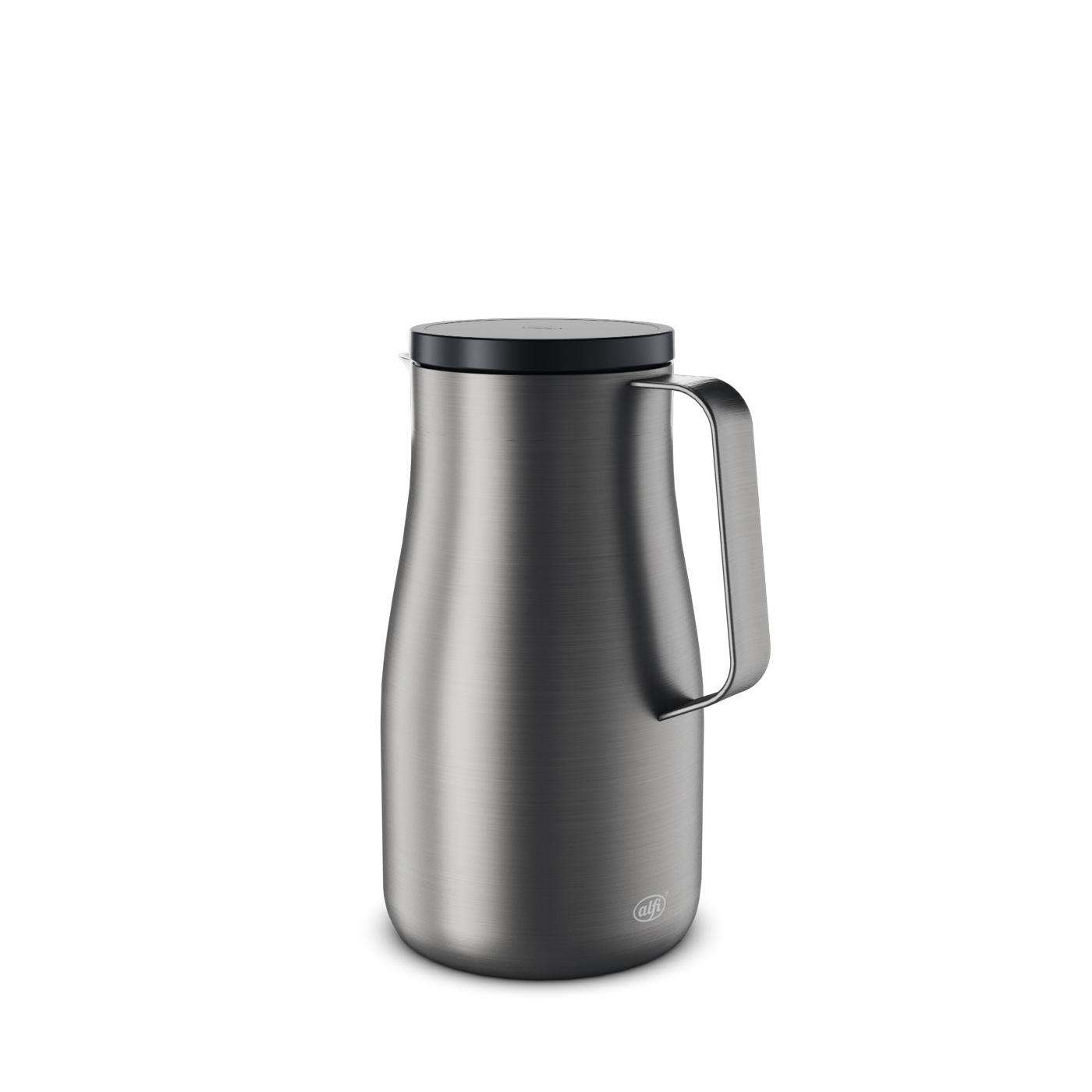 Isolierkanne Studio 1,0 l; funktionales Design by pearl creative Christian Rummel & Tim Storti; hochwertiger doppelwandiger Edelstahl dark steel