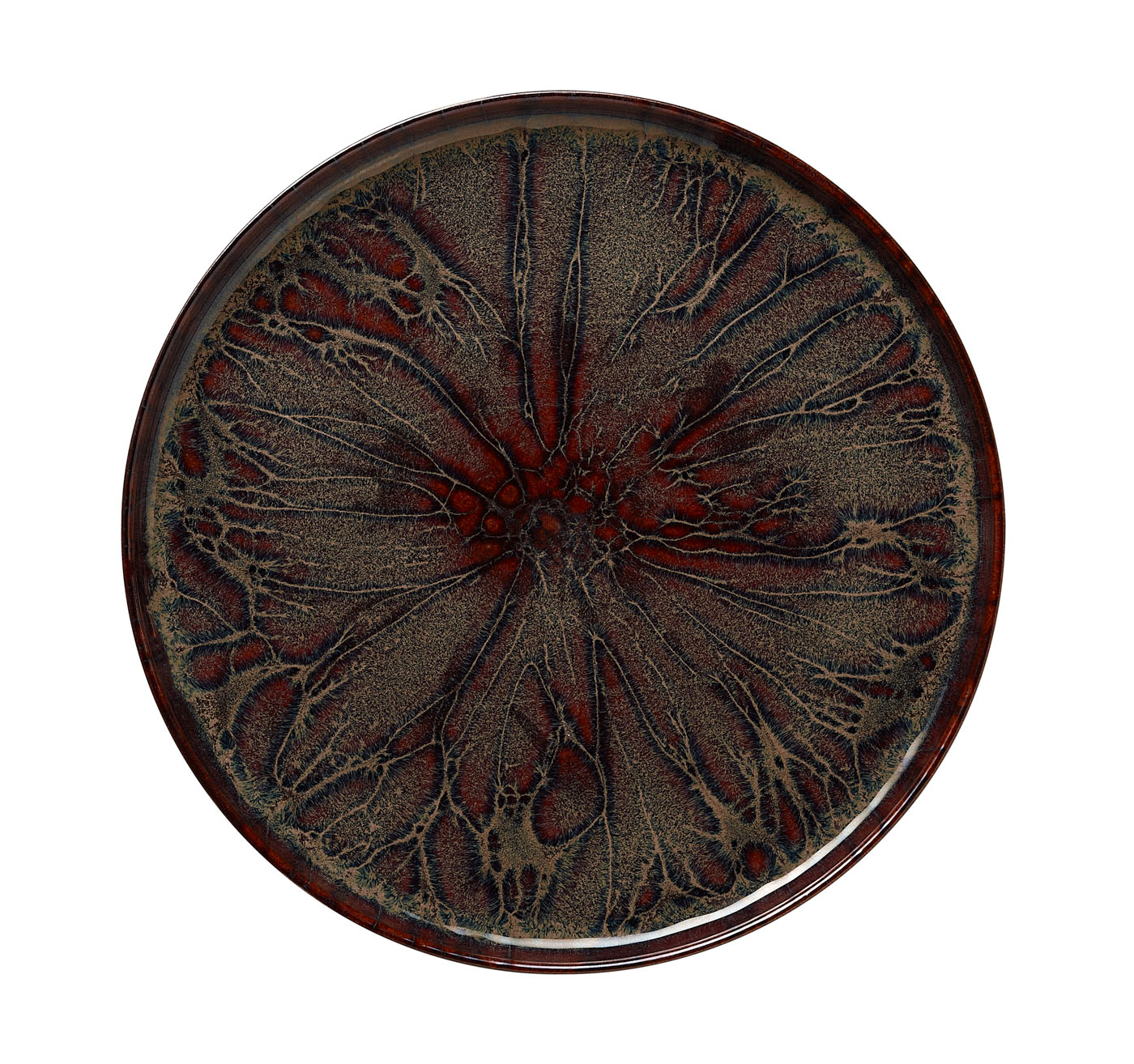 Teller ROCKZZERO, flach, Ø 33 cm, Set á 4 Stück, amazonas, Steinzeug Flache Ausführung, Farbe: Amazonas