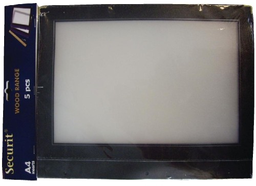 A4 Set Zusatzhüllen schwarz