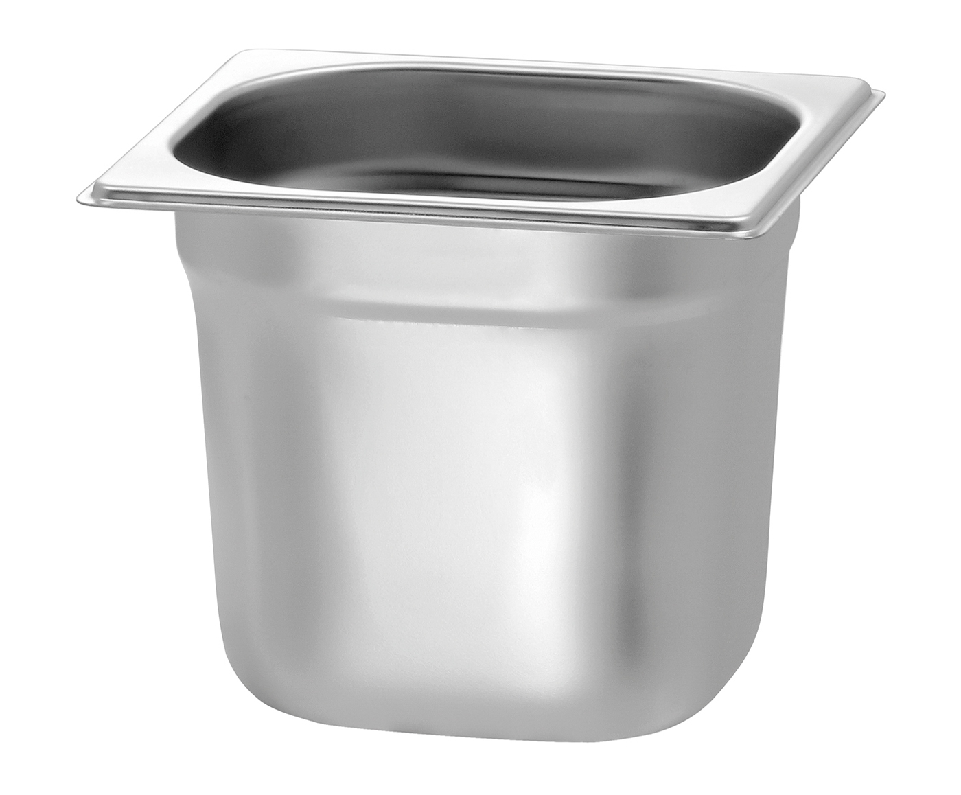 Bartscher GN-Behälter, 1/6, T150 | Ausführung:Ohne Perforation | Maße: 17,6 x 16,2 x 15,0 cm.Gewicht: 0,35 kg