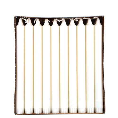 30 Kronkerzen Ø 2,2 cm · 24 cm weiss aus 100 % Stearin von PAPSTAR