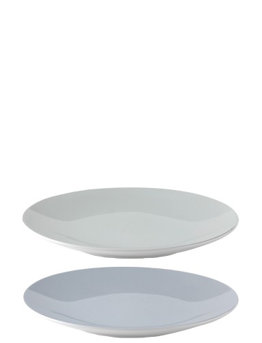 Emma Teller Ø 22.5 cm 2 St blue - Maße: 22,5 x 22,5 x 2 cm - von Stelton