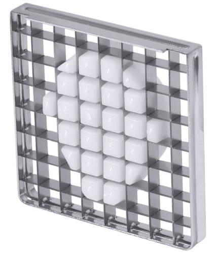 Schneideinsatz 13 mm zu Pommes frites-Schneider ganz aus Edelstahl 18/10 (auch Bodenplatte), auswechselbare Schneideinsätze aus