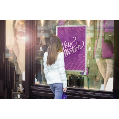 DURABLE Magnetrahmen DURAFRAME® POSTER SUN DIN A1 Folie silber