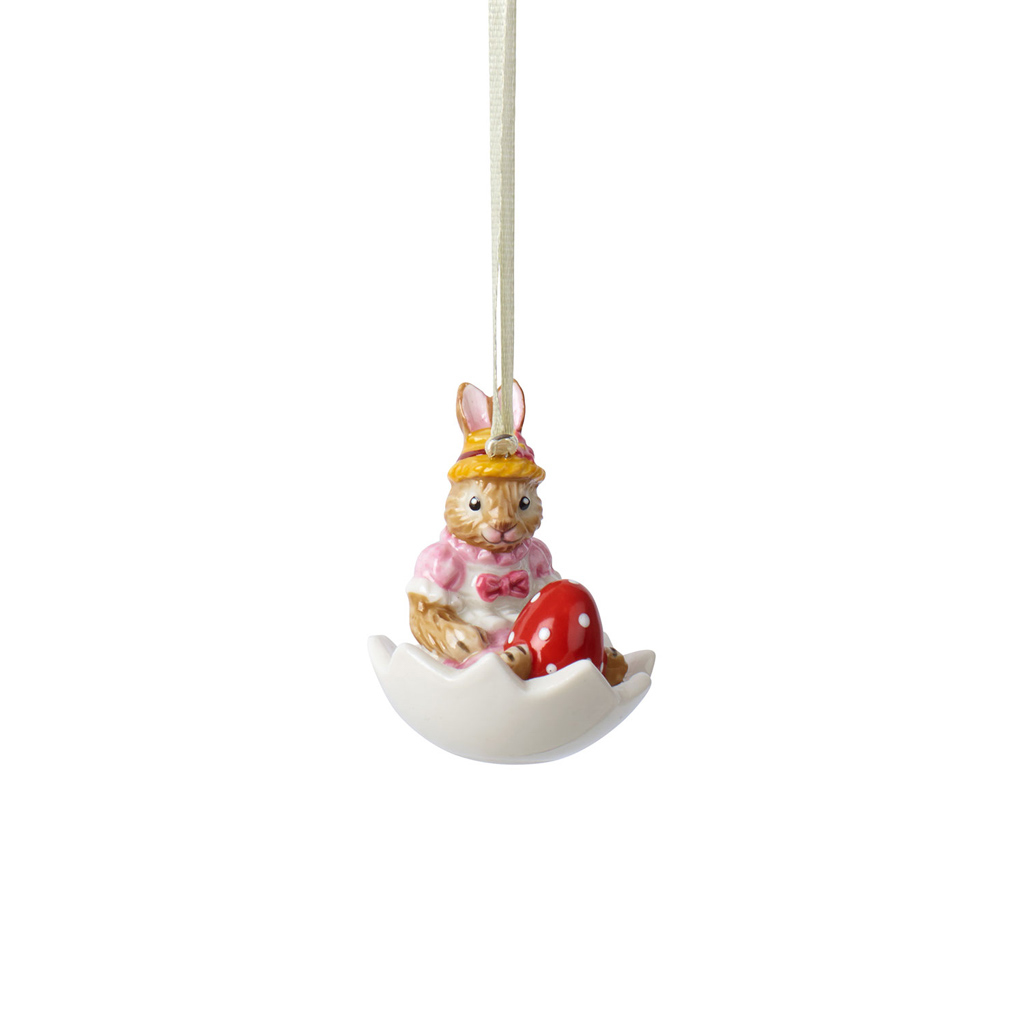 Villeroy und Boch Ornament Anna in Eischale - Maße: 4 x 4 x 5,2 cm / Ser.: Bunny Tales
