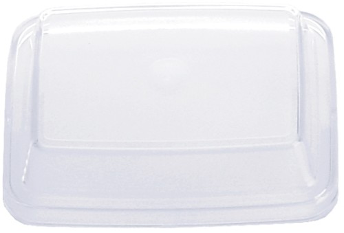 Euro Deckel hoch natur-transp. f. Sala 115x85mm 117x85x30mm (für Systemgeschirr) außen übergreifend, PP