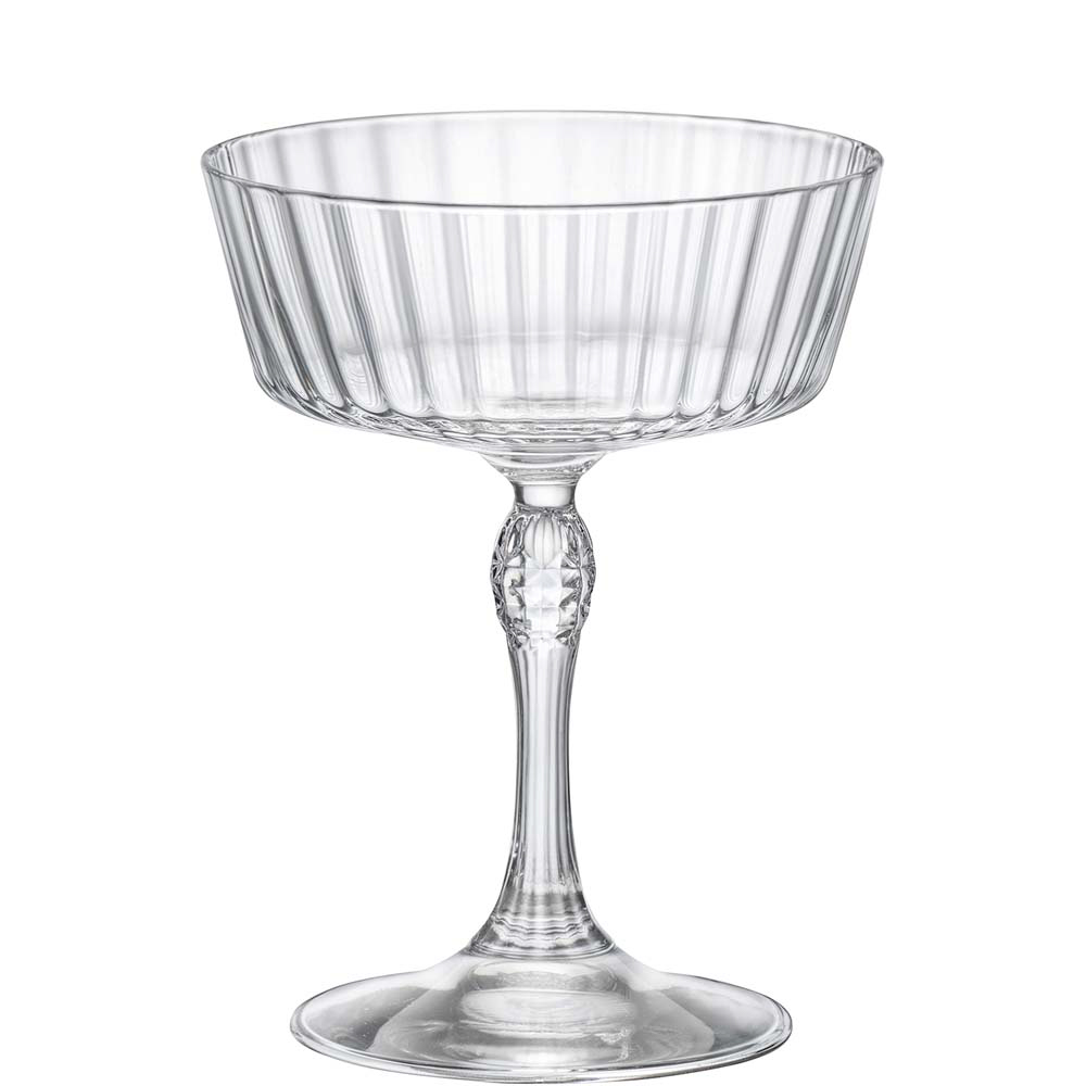 Bormioli Rocco America 20s Fizz Cocktailschale 27,5cl, feiner Mundrand, Glas