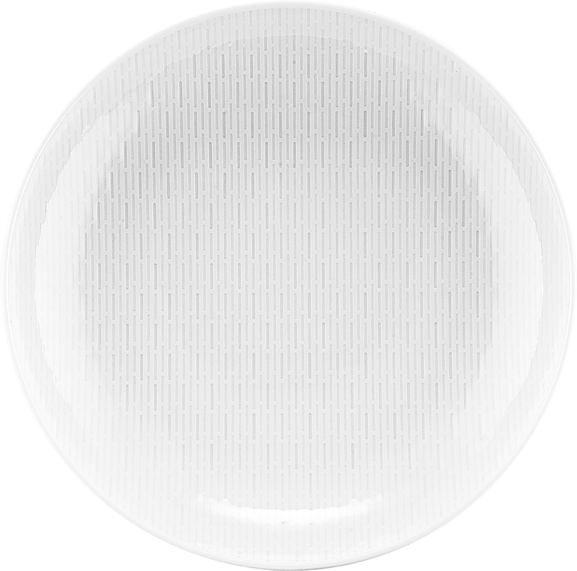 Bauscher Teller aus der Kollektion scope, tief, coup, relief, 29 cm, aus Porzellan