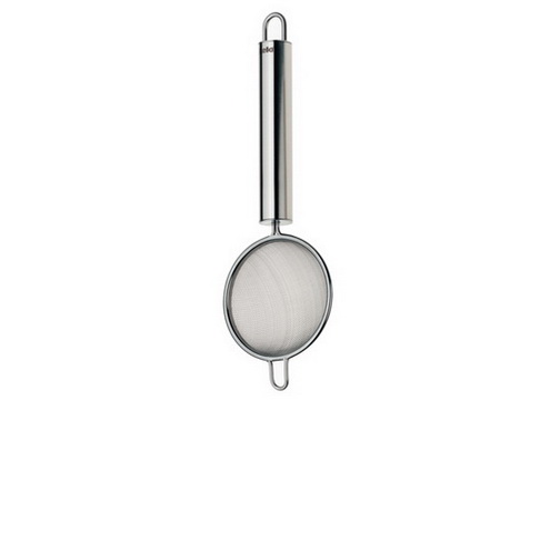 Kela Kaffeesieb Rondo Edelstahl 19,5x7cm 6cmØ Zum Abgießen und Durchseihen: das kleine Kaffeesieb RONDO. Das Kaffeesieb hat einen Durchmesser von 6