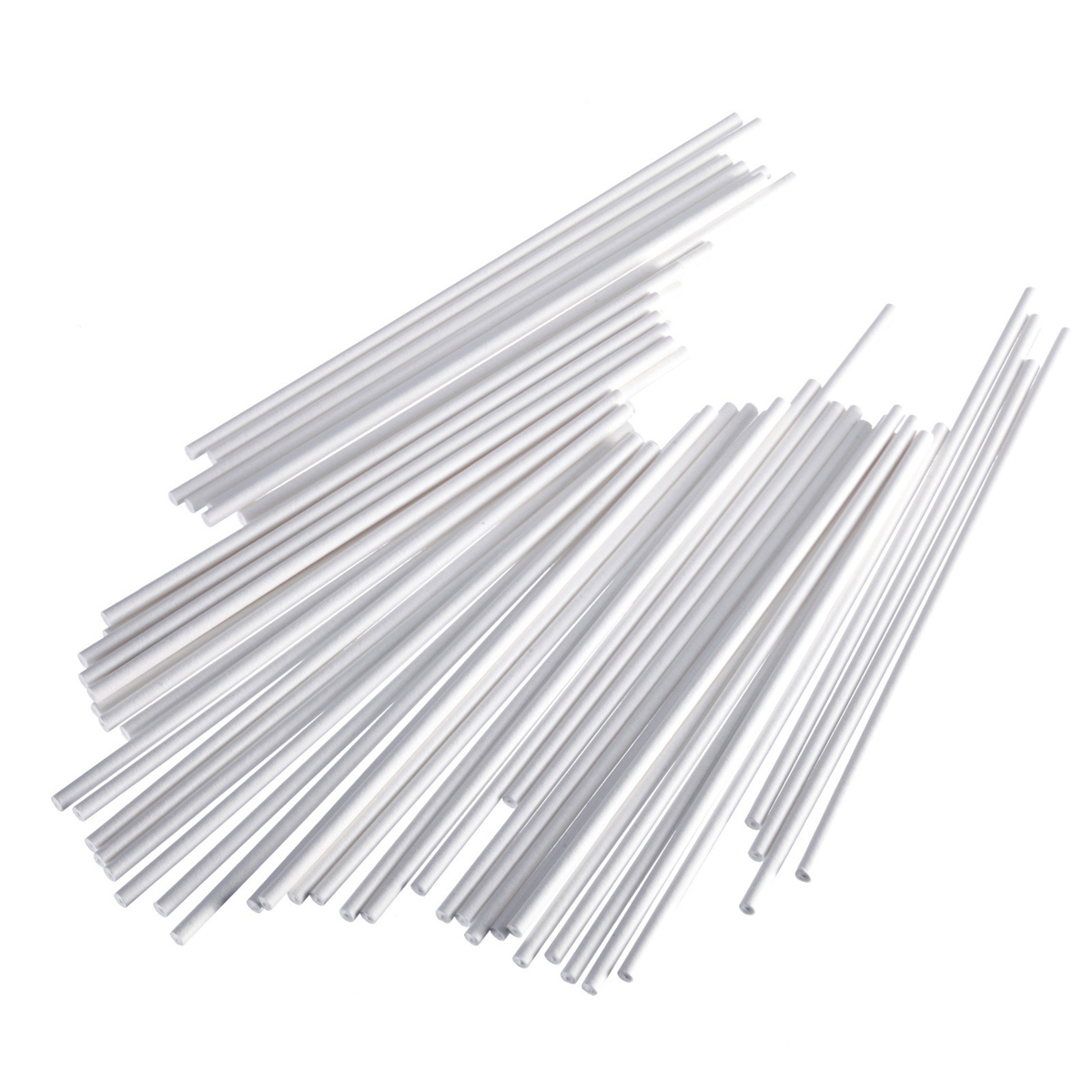 48 CakePop-Stäbchen, 15 cm, weiß