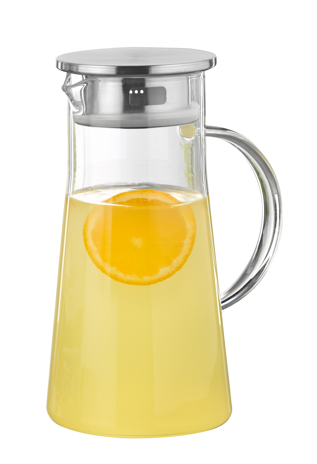 Glaskaraffe PORTO, mit Griff, Inhalt: 1,0 Liter,