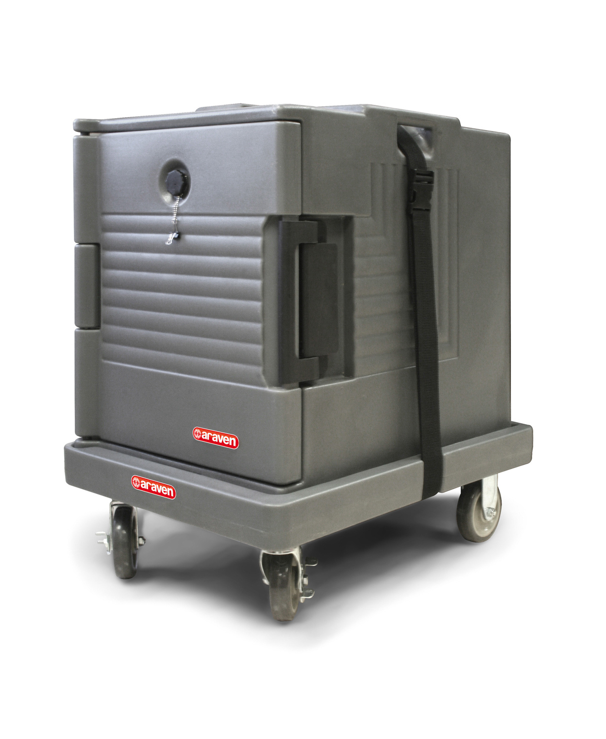 ARAVEN Rollwagen für GN 1/1 Behälter inklusive Befestigungsgurt, 710x530x230mm