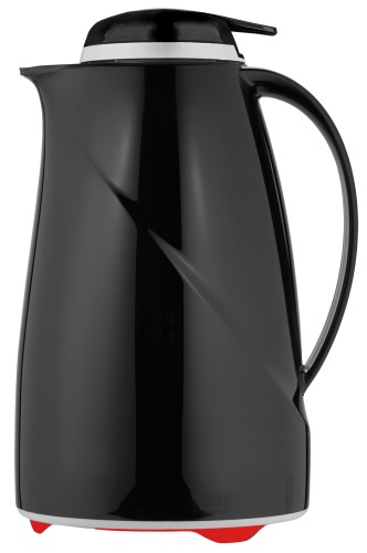 Helios Isolierkanne Wave Push 1,5 l schwarz