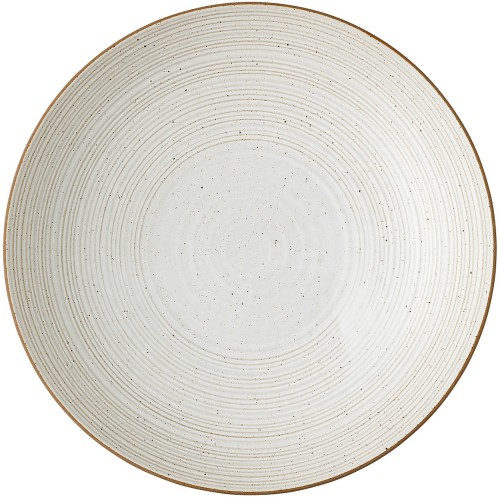 Thomas Nature Sand (beige), Teller tief 28 cm, aus Steinzeug - spülmaschinengeeignet