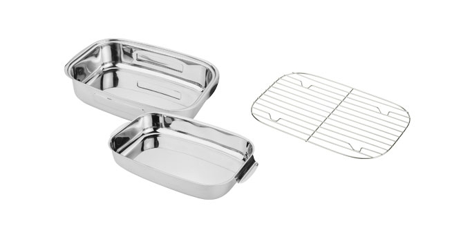 Bräter EXCLUSIVE, mit Deckel, 36 x 24 cm