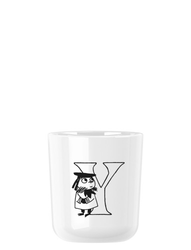 Moomin ABC Tasse - Y 0.2 l. weiß, Maße: 74 x 74 x 83 mm