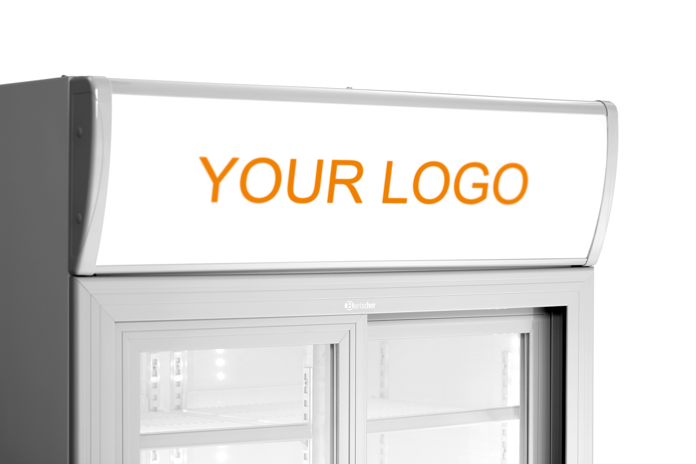 Bartscher Glastürenkühlschrank 830WB | Innenbeleuchtung: Ja | Maße: 100 x 73 x 2038 cm. Gewicht: 134 kg