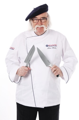 Messerset 9 teilig. Messer hergestellt aus einem Stück starkem Edelstahl 3CR14.