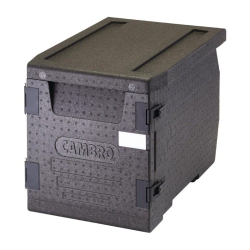 Cambro isolierter Frontlader Lebensmitteltransportbehälter 60L. Sorgfältig konzipierte, eingebaute Griffe sorgen dafür,