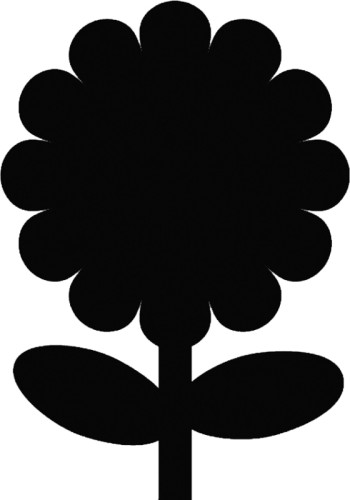 Wandtafel Motiv BLUME