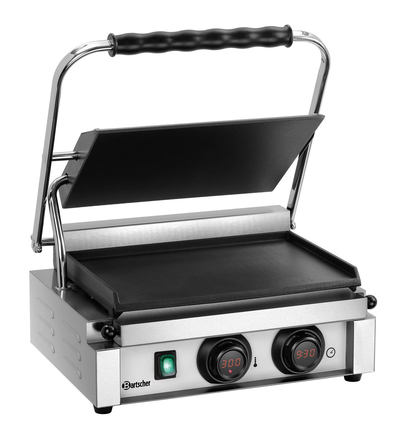 Bartscher Kontaktgrill "Panini-MDI" 1G |Programmierung: - | Maße: 40,5 x 41 x 24,0 cm.Gewicht: 18,1 kg