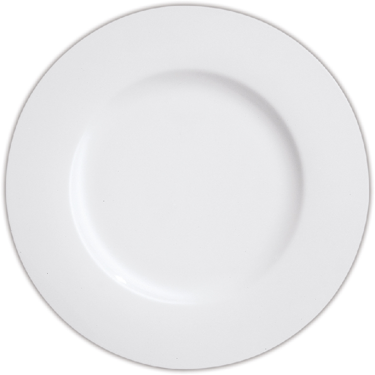 Speiseteller STELLA, Durchmesser: 28cm, Premium Bone Porcelain, uni weiss, Villeroy & Boch