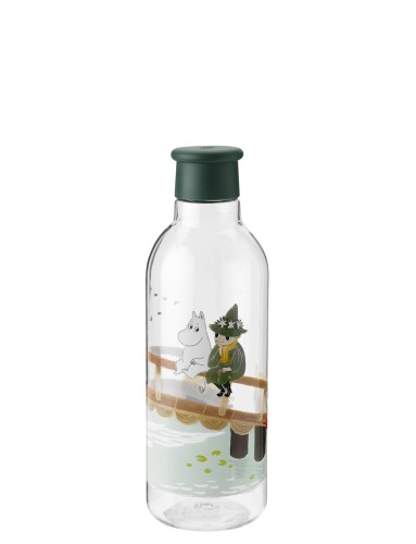 RIG-TIG x Moomin Trinkflasche 0.75 l. dark grün, Maße: 80 x 80 x 250 mm