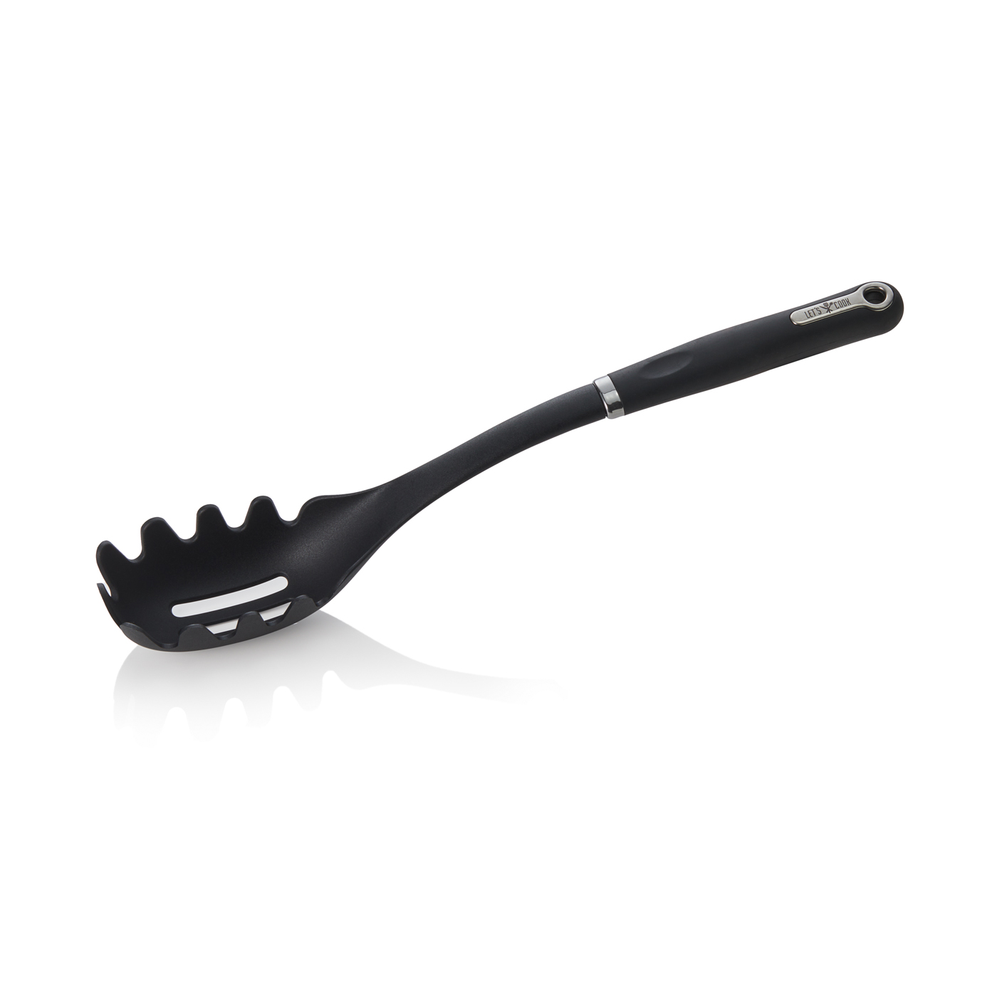 Pastaheber, 34,5 cm, Nylon/Edelstahl Mit gummiertem Griff und Aufhängeöse