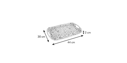 Tescoma Servierplatte FANCY HOME 44 x 30 cm, Wiese