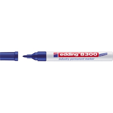 edding Permanentmarker 8300 industry 1,5-3mm blau