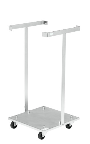 Elektrolytisch verzinkter Müllsackständer für 60 Ltr. Säcke. - Maße: 34 x 34 x 71 cm - Gewicht: 4,5 kg - Belastungsgewicht: 30 kg