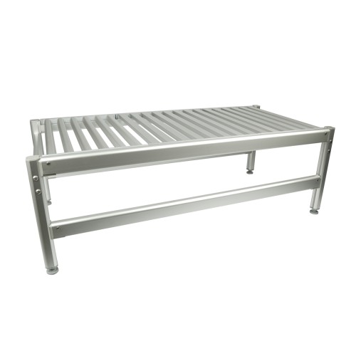 SARO Festes Podest mit Aluminium Gittern Modell PD886 Made in Europe - Material: Aluminium + Polyethylen (lebensmittelecht) - Festest 300