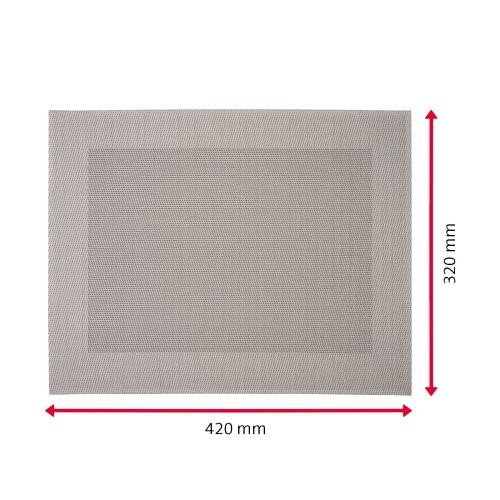 Westmark Tischset »Home«, 42 x 32 cm, taupe hell