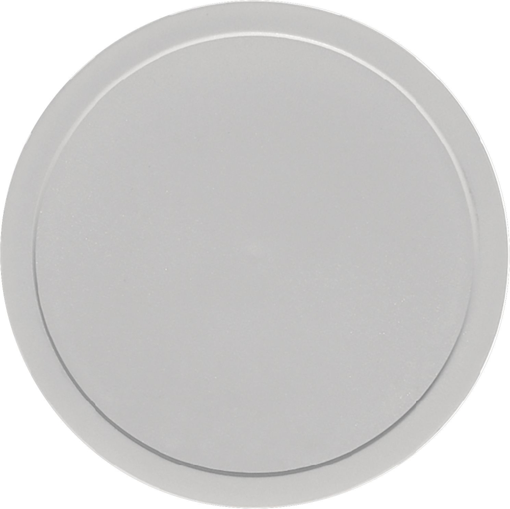 BAUSCHER kunststoffdeckel Deckel grau flach Ø 126 mm