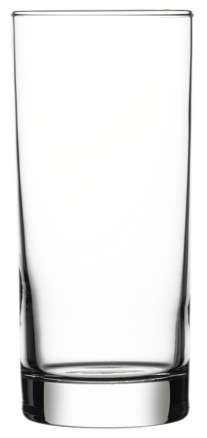 Bierglas Pasabahce Istanbul, 0,38 ltr., Ø 6,2 cm, Set á 12 Stück, Glas