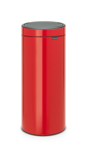 Touch Bin 30 Liter mit Kunststoffeinsatz, Brabantia - Sandaschenbecher aus Metall mit Einsatz aus Aluminium, darin einen Sieb mit