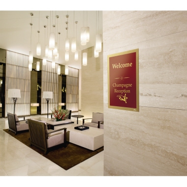 DURABLE Magnetrahmen DURAFRAME® DIN A4 gold 2 St./Pack.