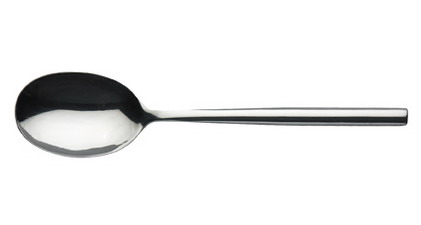 Servierlöffel Silke, Edelstahl 18/0, poliert, geschmiedet.