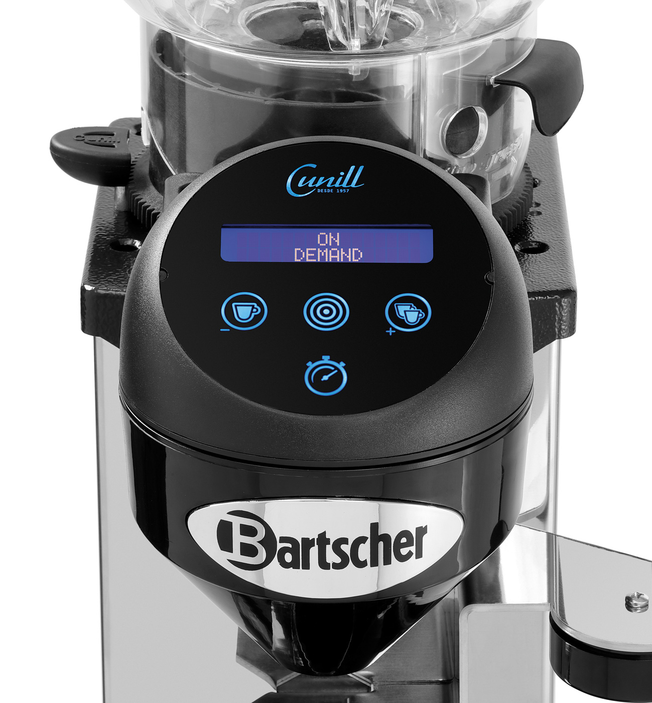 Bartscher Kaffeemühle Tauro Digital | Spannung:230 V | Maße: 21,5 x 38,5 x 51,5 cm. Gewicht: 7,9kg