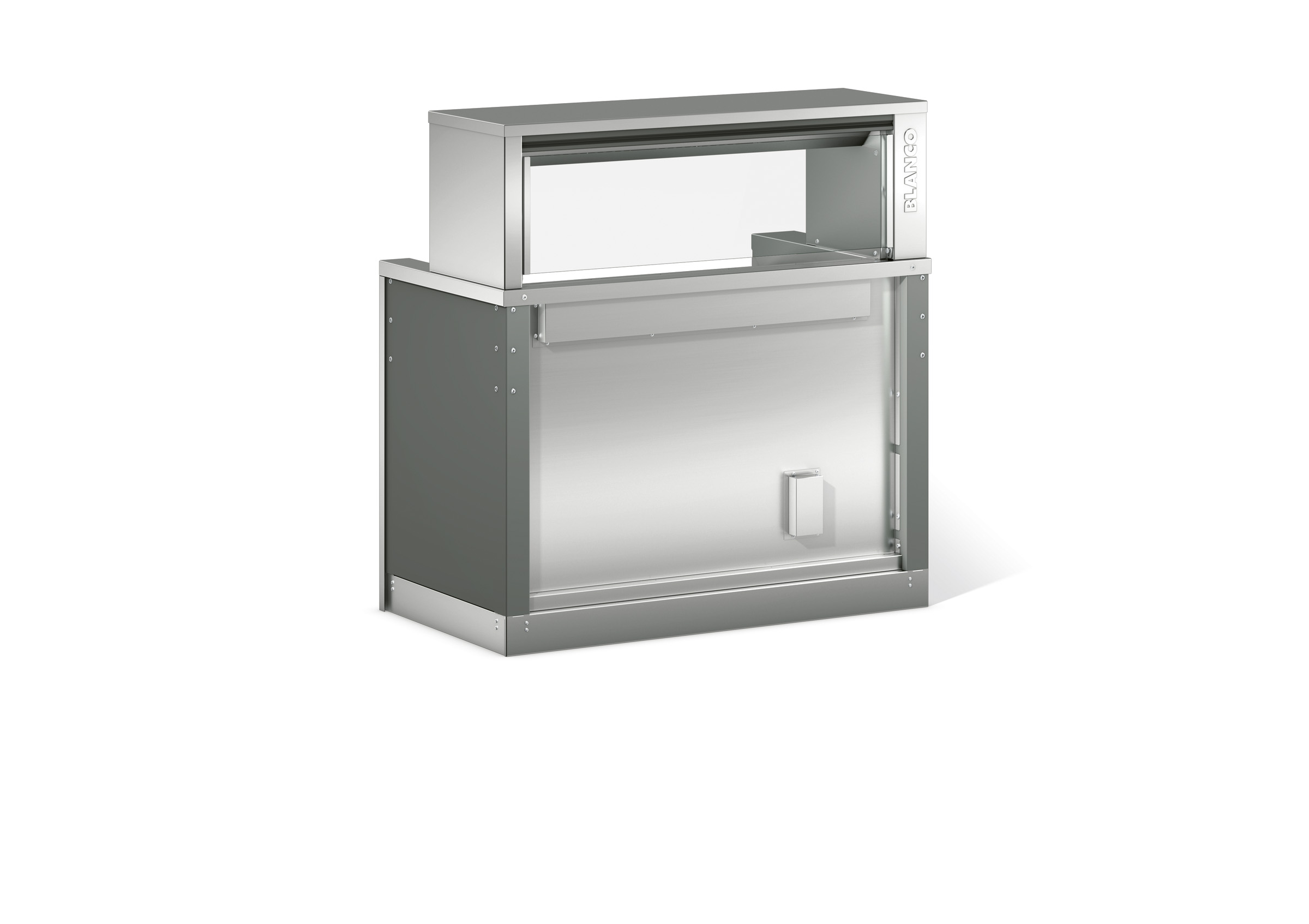 BLANCO Kochstation m. drei integrierten Induktionskochfeldern, (6 Kochzonen), Edelst.-Stellfüße, 4-seitige Sockelblenden , a.